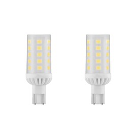 Makergroup T5 T10 Wedge Base 921 912 12V LED Light Bulbs, 4W T10 LED Bulbs, Warm White 2700-3000K for RV Camper Travel Tailer Boat Marine Lights and Outdoor Landscape Deck Stair Step Path Lights 2pcs