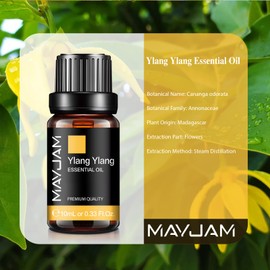 MAYJAM Essential Oil Ylang Ylang 10ml Massage Oil Essential Oil Aroma Oil 100% Natural Gift