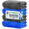 Towelogy® X009 Microfibre Edgeless Car Cleaning Cloths for Detailing Washing
