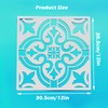 4 Pieces Reusable Tile Stencil 12 x 12 Inches -