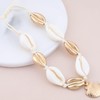 Vacaonio Bohemia Cowrie Shell Braided Rope Anklets Foot Chain Shell