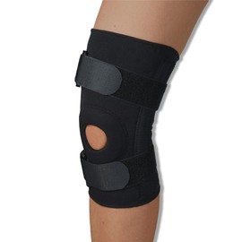 Medical Grade Neoprene Knee Brace with 4 Spiral Stabilizer Stays. Size: L = 38-42cm