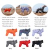 BT Bear Dog Harness Raincoat,Adjustable 4 Legs Dog Jacket with