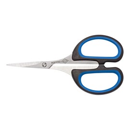 Wedo 9794 Silhouette Scissors 4 Inches 10.5 cm Pointed Black Blue Soft Handle