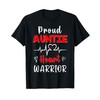 Proud Auntie of a Heart Warrior CHD Awareness Survivor T-Shirt