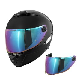 VCOROS Helmet Visor Shield for MT-V-28B Thunder 4 SV,Motorcycle Wind Shield Helmet Lens Visor for Full Face Helmet,Motorbike Helmet Replacement Accessories (Rainbow)