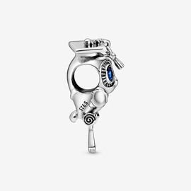 PHCLASY 2024 Graduation Charms Heart for Women 925 Sterling Silver For Bracelets and Necklaces Jewelry Women's Bead Gift