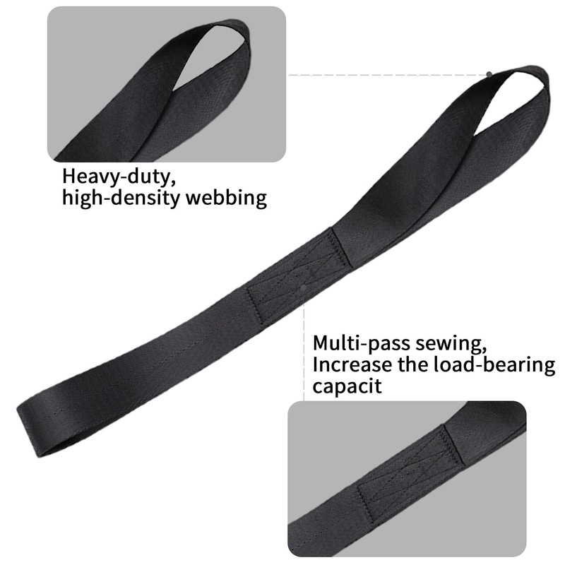 Pack of 6 lashing loops, lashing straps with loops, lashing