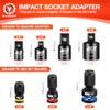 BLACKROBOT 7PCS Quick Release Impact Bit Holders 3/8 1/2 1/4-Inch