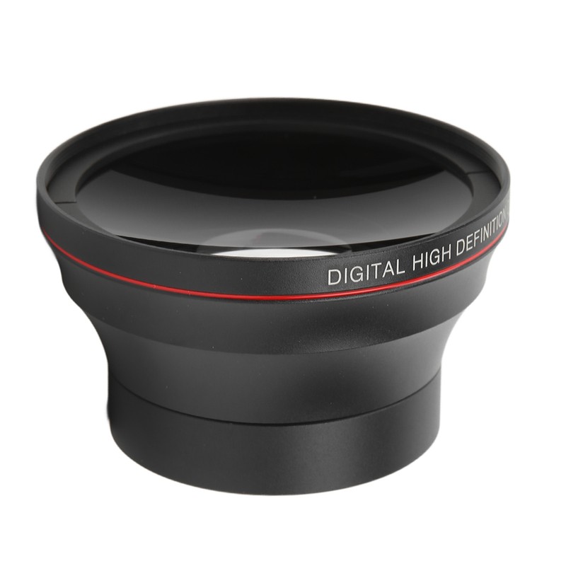 52mm 0.43X Wide Angle Lens Optical Glass Camera Lens with