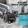 Office Chair Caster Wheels by ATOMDOC, 2" Newly Revolutionary Quadruple