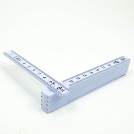 pimaldaum® Folding Ruler / Measuring Stick / Folding Ruler Made of Plastic for Quick and Precise Measuring of Lengths and Spacings (1.1 m)