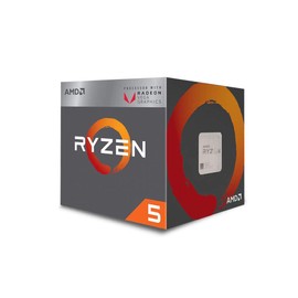 AMD Ryzen 5 3400G with Wraith Spire Cooler, 3.7 GHz, 4 Core/8 Thread, 65 W, YD340GC5FIBOX