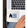 saiki I Got You Blue Sticker for Baseball Softball Catcher's