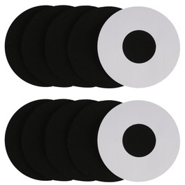WHTCHSU Adhesive Patches for Freestyle Libre 2 – Waterproof & Sweatproof for 10-14 Days, Pre-Cut Adhesive Tape, Continuous Glucose Monitor Sensor Cover – 10 Pack, Black, 3 Inch