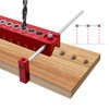 Hole Jig Wood Dowel Punch Locator 10 in 1 45°