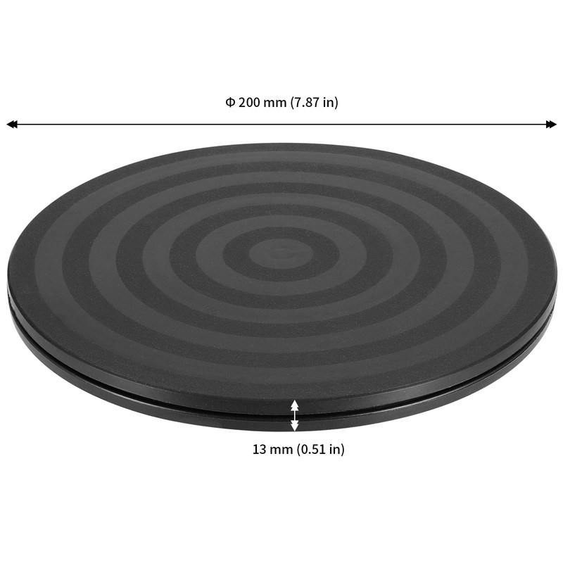 JAPCHET 4 Pack 8 Inch Bonsai Turntable, Heavy Duty Rotating