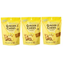 Prince of Peace Ginger Chews Candy Original (100% Natural) 4oz(Pack of 3)12/2025