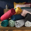 douceur d'intérieur, Fitted Sheet (160 x 200 cm) Lina Black,