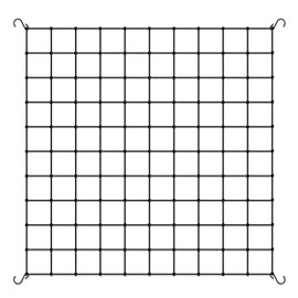 AC Infinity Grow Tent Trellis Netting 5x5', Heavy-Duty Elastic Plant Net with Steel Hooks, Flexible Hydroponics Scrog Support for Grow Tents, Gardening, and Horticulture