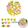 Pencil Erasers, 50 Pcs Smiling Face Mini Erasers for Schools,