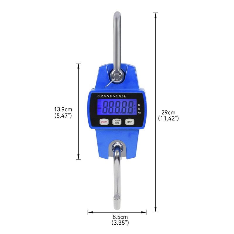 Steelmight Hanging Scale Digital Crane Scale 300kg Measuring Precision 0.03kg
