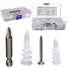 WOWSUPM 45 pcs Self Drilling Drywall Anchors and Screws kit