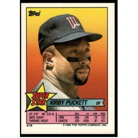 3 - Sticker Lot of 1989 Topps Stickers *KIRBY PUCKETT-TWINS-