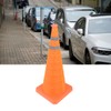 Collapsible Traffic Safety Cone with 2 Reflective Collar Multi Purpose