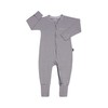 Bonds Baby Zippy - Cotton Blend Zip Wondersuit, Steel Stripe,