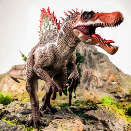 Gemini&Genius Spinosaurus Action Figure with Moveable Jaw - Kids Dinosaur Toy, Collectible Display and Creative Gift for Dino Lovers