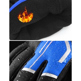 Inbike Winter Gloves Warm and Windproof Touchscreen Cycling Gloves for Cycling Skiing Snowboarding Downhill and Motorcycling, l