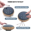 Steel Tongue Drum 13 Inch 15 Notes,Hand Drums with C-Key