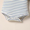 Gobuuly Newborn Baby Boy Summer Clothes Striped Waffle Short Sleeve