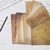 120 Pack Vintage Paper and Envelopes - 60 Sheets of