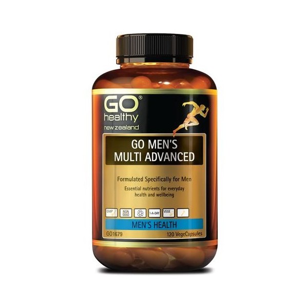 GO Healthy GO Men's Multi Advanced Capsules 120