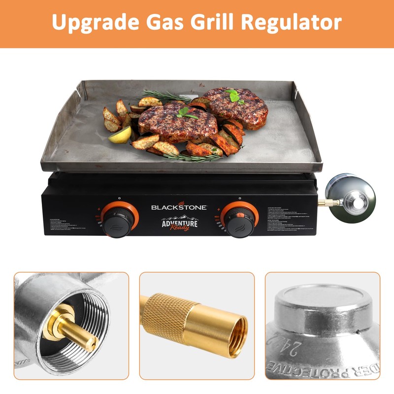 AJinTeby Gas Grill Regulator Fit for Blackstone 17 Inch and