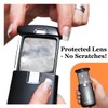 EasY Magnifier Small Pocket Magnifying Glass 3.0X Magnification with LED