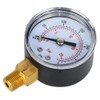Mechanical Pressure Gauge, 1/8 Inch BSPT Pressure Gauge for Air,