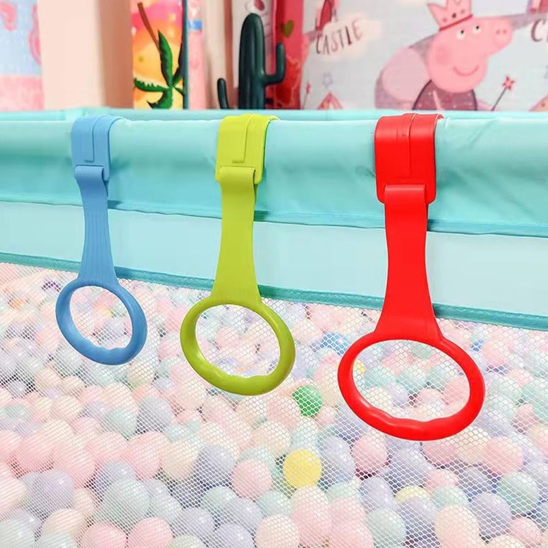 MIRKUZI Pack of 4 Rings for Baby Cots Multicoloured Hanging