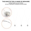 3 PCS Rings Loop Threader Tool, Nano Beads Hair Extensions,