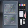 Clear Acrylic Magnetic Dry Erase Board with Monthly & Weekly