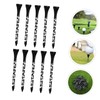 Sosoport 3sets Golf Accessories Bamboo Golf Holder Wood Tees Markers