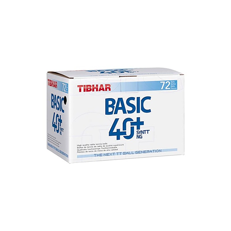 Tibhar Ball Basic 40+ Syntt NG 72 White