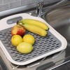 com-four® Sink Insert with Handles, Insert for the Sink, Square