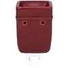 Elanze Designs Solid Red Ceramic Stoneware Wall Plug-in Electric Warmer