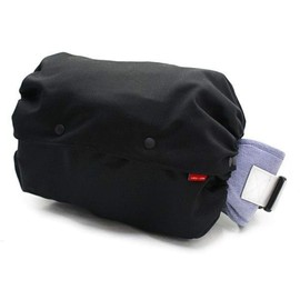 Lukako Baby Carrier Storage Cover [Hip Seat Carrier Compatible Size] Simple 80-001 with BOOK (Supports Hip Seat) Simple Black 80-0907-11