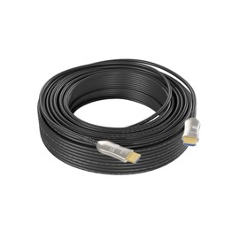 CompuCablePlusUSA.com 8K HDMI 2.1 Cable with Built-in Signal Booster, 8K/UHD High-Speed Hybrid Active Optical Cable (AOC) Plenum-Rated (CMP) 8K60Hz, 48 Gbps, M/M (50 Feet)