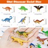 FANTESI 39 Stück Dinosaurier Figuren, Klein Mini Sammlung Dinos Spielzeug