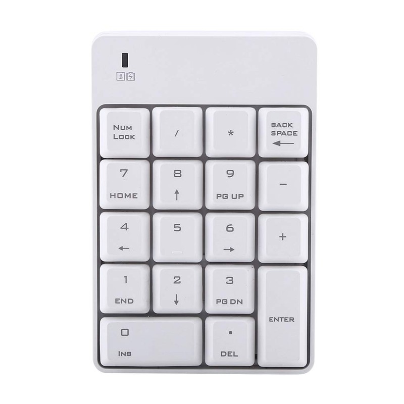 VBESTLIFE Wireless USB Numeric Keypad 2.4GHz Wireless 18 keys Numpad